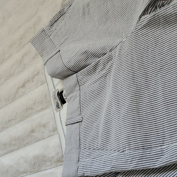 3 PIECE J CREW SET BLAZER+PANT+SKIRT Seersucker/Pin Striped Style, Blue & White - Picture 12 of 17